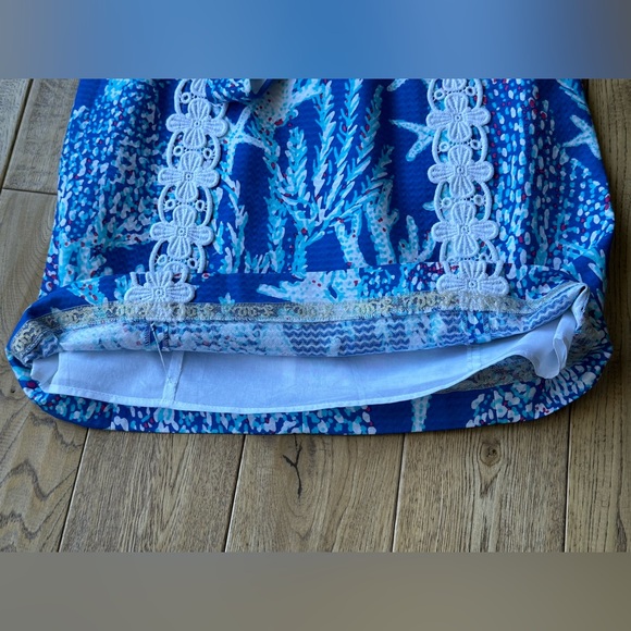 NEW Lilly Pulitzer Ember Shift Dress in Brewster Blue Good Reef size 8 - Picture 13 of 15